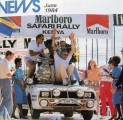 Waldegard Thorszelius Celica TCT na mecie 32 Rajdu Safari 1984